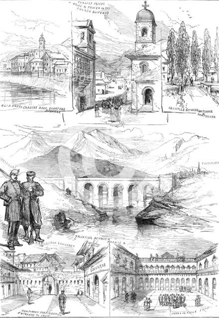 The Civil War in Spain: Carlist sketches from Navarre, 1874. Creator: Unknown.