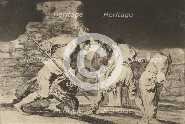 Disparates (Los Proverbios), ca. 1816-23 (published 1864). Creator: Francisco Goya.