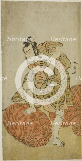 The Actor Matsumoto Koshiro IV as Matsuo-maru in the Play Sugawara Denju Tenarai..., c. 1779. Creator: Shunsho.