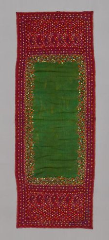 Head Scarf, India, 19th century. Creator: Unknown.