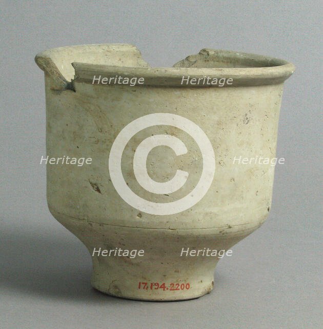 Pot, French, 15th century. Creator: Unknown.