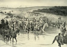 'Lord Roberts and His Army Crossing the Wall River', 1901. Creator: RM Paxton.