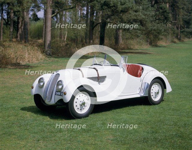 A 1937 BMW 328. Artist: Unknown