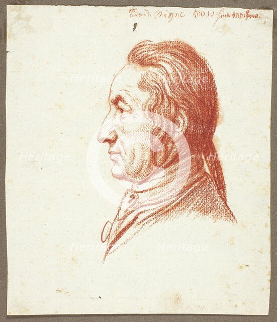 Portrait Head of a Man in Profile, n.d. Creator: Daniel Nikolaus Chodowiecki.