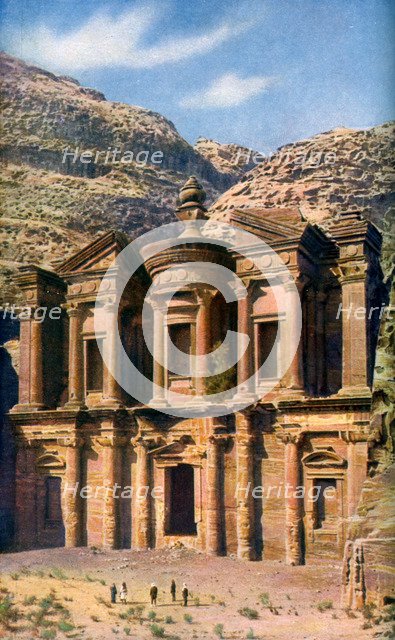 El Deir (the Monastery), Petra, Jordan, c1924. Artist: Unknown