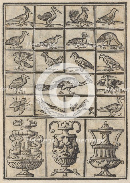 Trionfo Di Virtu. Libro Novo..., page 3 (recto), 1563. Creator: Matteo Pagano.