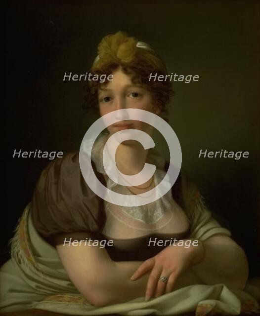 Mrs. Gronland, 1813. Creator: Conrad Christian Bohndel.