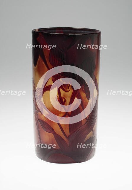 Vase, France, c. 1900. Creator: Émile Gallé.