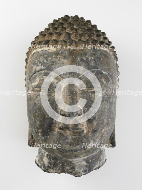 Head of a Buddha, Period of Division, 550-577. Creator: Unknown.