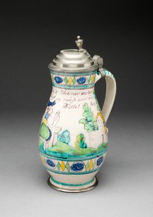 Wine Jug, Gmunden, 1800/25. Creator: Unknown.