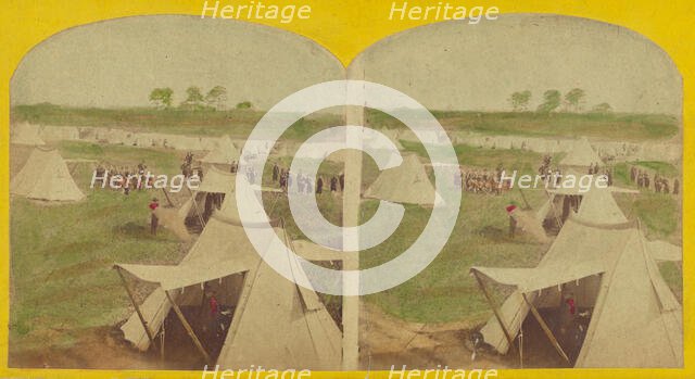 Camp Hamilton near (---illeg.) Monroe, Va., 1861-1865. Creator: Unknown.