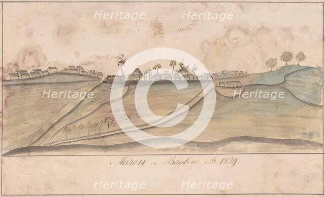 Maron in Baglen, 1829. Creator: Anon.