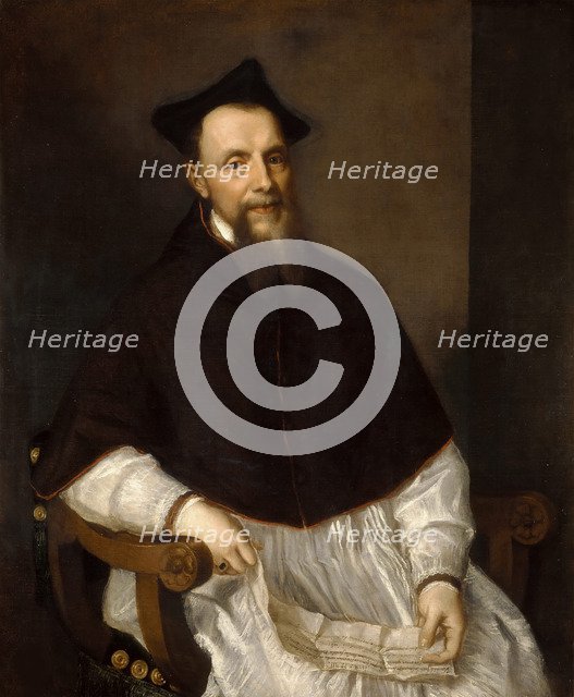 Portrait of Ludovico Beccadelli (1501-1572), Bishop of Bologna, 1552.