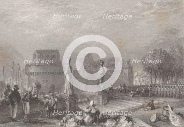 Chateau de Nantes, 1833. Creators: JMW Turner, William Miller.