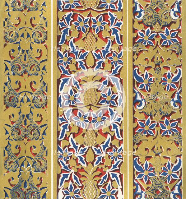 'Bands, side of arches, Court of the Lions', 1907. Creator: Unknown.