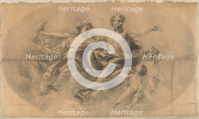 Zeus and Hera, 1895. Creator: Karel Vitezslav Masek.