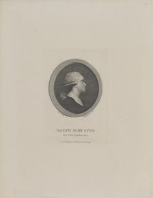 Portrait of the composer Joseph Schuster (1748-1812) , 1811. Creator: Gottschick, Johann Christian Benjamin (1776-1844).