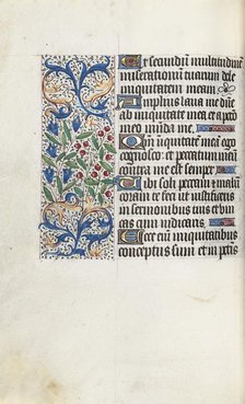 Book of Hours (Use of Rouen): fol. 85v, c. 1470. Creator: Master of the Geneva Latini (French, active Rouen, 1460-80).