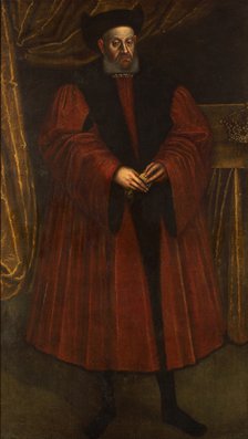 Portrait of Sigismund I of Poland (1467-1548), 17th century. Artist: Anonymous  