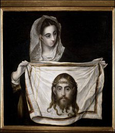 The Veronica with the Holy Face', oil by El Greco.
