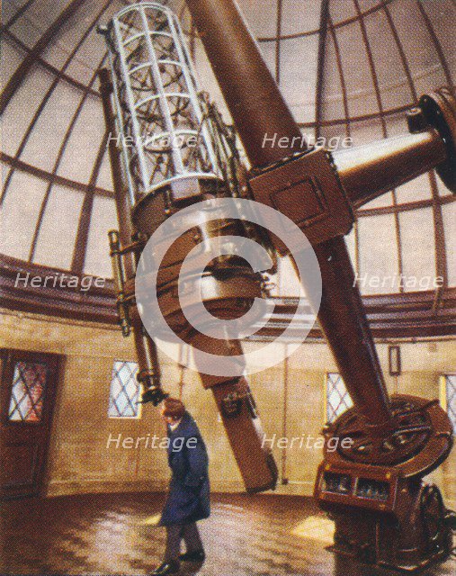 Greenwich's largest telescope, 1938. Artist: Unknown.