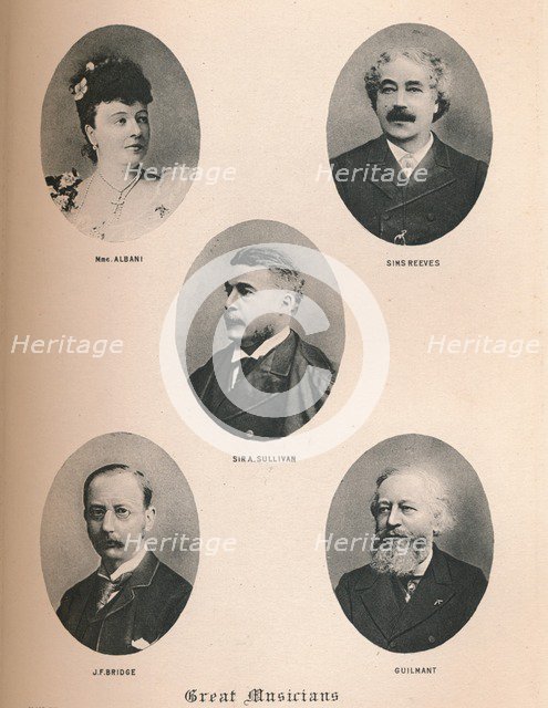 'Great Musicians - Plate XIV.', 1895. Artist: Unknown.