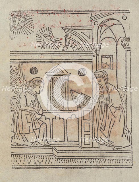 The Annunciation, 1497.  Creator: Unknown.