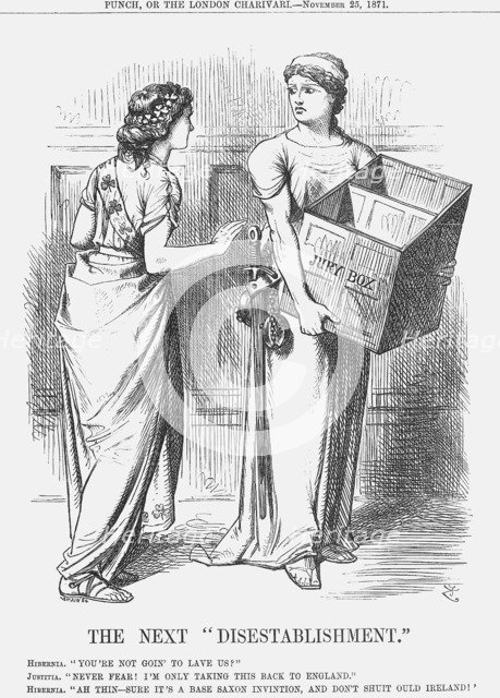 'The Next Disestablishment', 1871. Artist: Joseph Swain