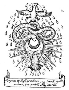 Alchemical symbolism, 1652. Artist: Unknown