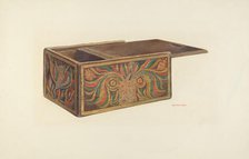 Decorated Box, 1935/1942. Creator: Carl Strehlau.