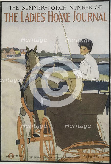 The Summer-Porch Number of The Ladies' Home Journal, August 1908..., c1908. Creator: Edward Penfield.