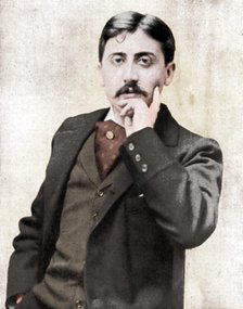 Marcel Proust, French intellectual, novelist, essayist and critic, late 19th-early 20th century. Artist: Otto.