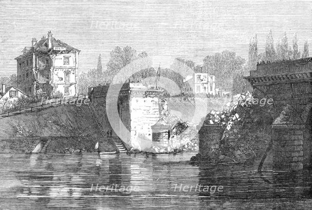 The bridge at Sevres, 1871. Creator: Unknown.