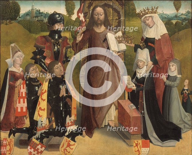 Memorial tablet of Lord Raas of Haamstede, Between 1452 and 1465. Artist: Anonymous  