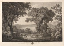 Ber See von Albano bei Rom, 1796. Creator: Friedrich Wilhelm Gmelin.
