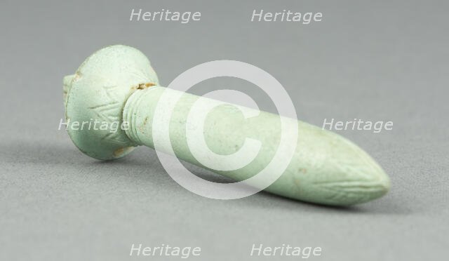 Amulet of a Papyrus Column, Egypt, Third Intermediate Period, Dynasty 21-25 (1070-656 BCE). Creator: Unknown.