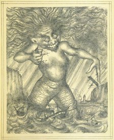 Demon sinking ships, 1885.  Creator: Unknown.