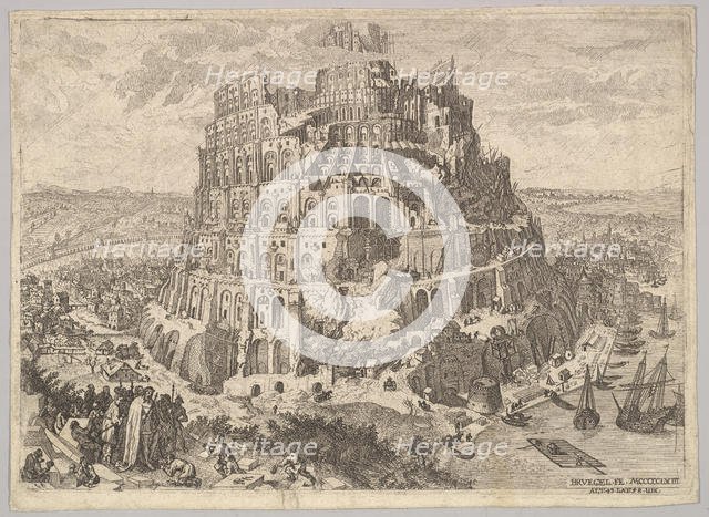 The Tower of Babel. Creator: Anton Joseph von Prenner.