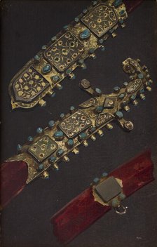 Study of a Turkish Sabre from the 17th C., c1879. Creator: Stanislaus von Chlebowski.