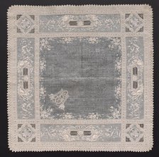 Handkerchief, early 1800s. Creator: Unknown.