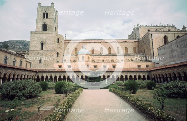 Monreale cathedral in Sicily, 12th century. Artist: Unknown