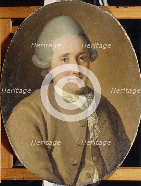 Portrait of Mikhail Gavrilovich Kozhukhov. Artist: Christineck, Carl Ludwig Johann (1732/3-1792/4)