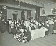 Health class, Cosway Street Evening Institute for Women, London, 1914.  Artist: Unknown.