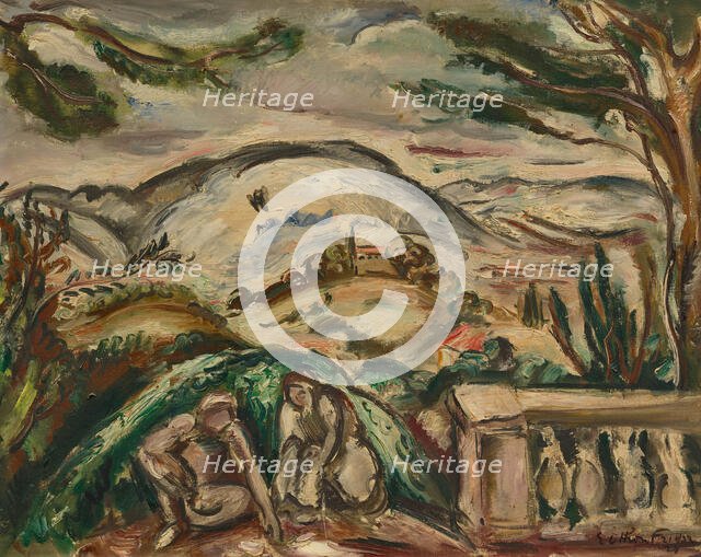 Conversation sous la colline, 1924. Creator: Friesz, Achille-Emile-Othon (1879-1949).