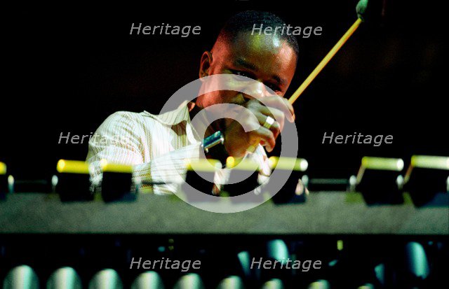 Stefon Harris, Brecon Jazz Festival, August 2004.  Artist: Brian O'Connor.