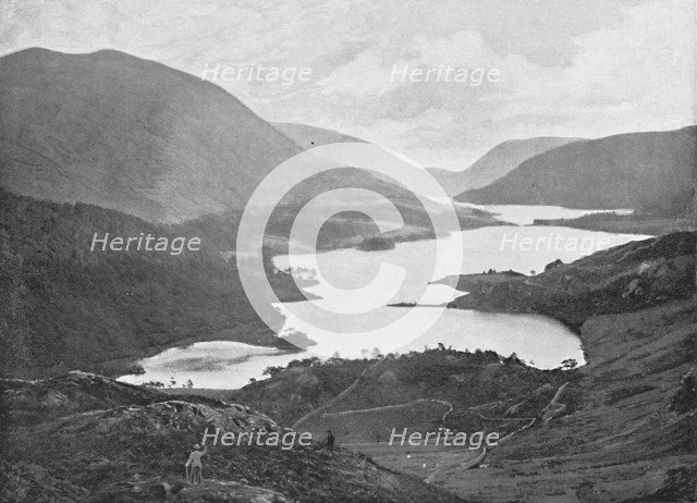 'Thirlmere and Helvellyn', c1896. Artist: Green Brothers.