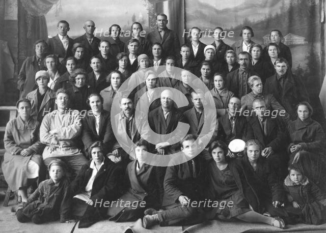 Teacher conference, 1928. Creator: GP Putintsev.