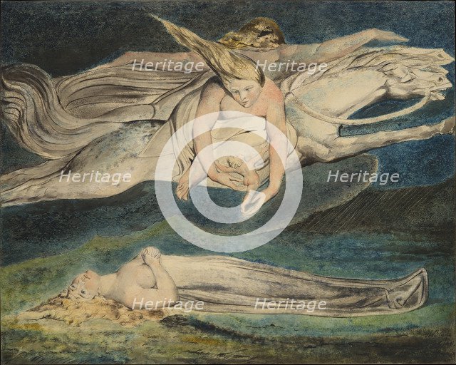 Pity, c. 1795. Artist: Blake, William (1757-1827)
