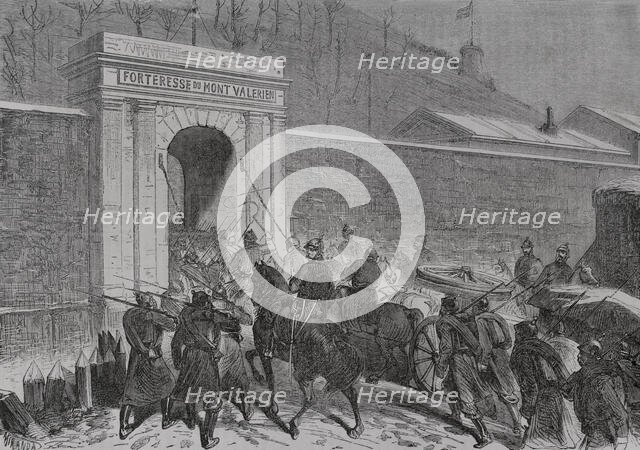 Franco-Prussian War (1870-1871): Entry of the Germans into the Fort Mont-Valérien, Siege of...1871. Creators: Fernando Miranda, Tomás Carlos Capuz.
