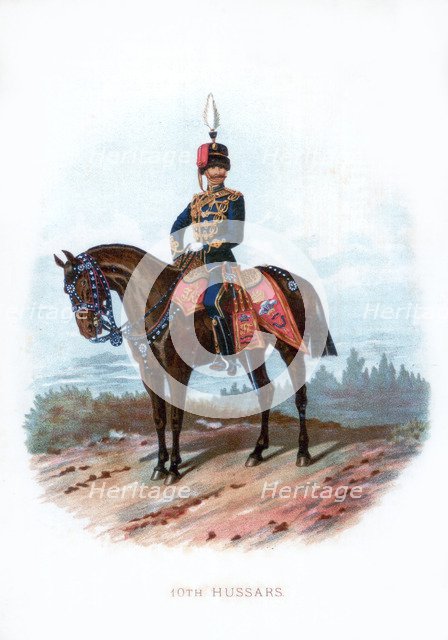 '10th Hussars', 1889. Artist: Unknown